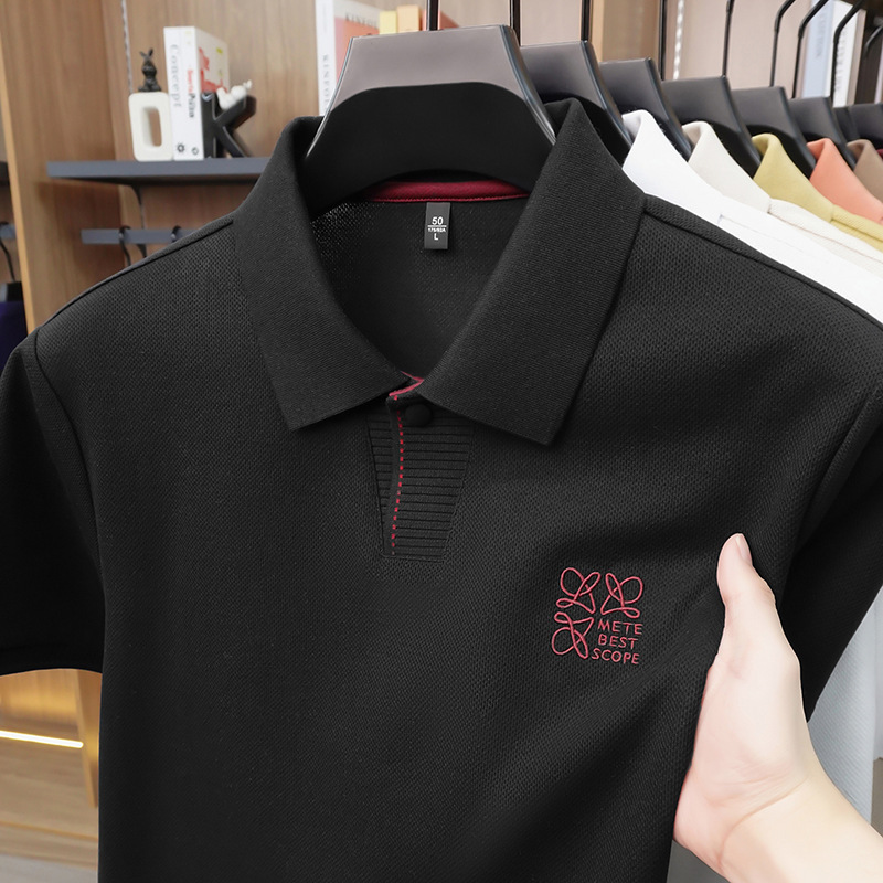 Free shipping luxury Men's Polos Fashionable and casual men's polo shirt comfortable for daily work in the workplace