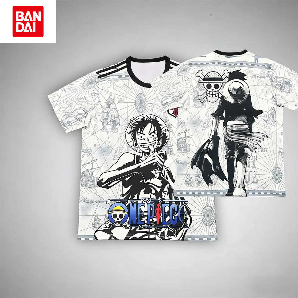 One Piece Luffy Japanese Football Jersey Mens Summer Quick-Drying T-shirt Outdoor Sports Casual Top Short-sleeved L2605139BM3