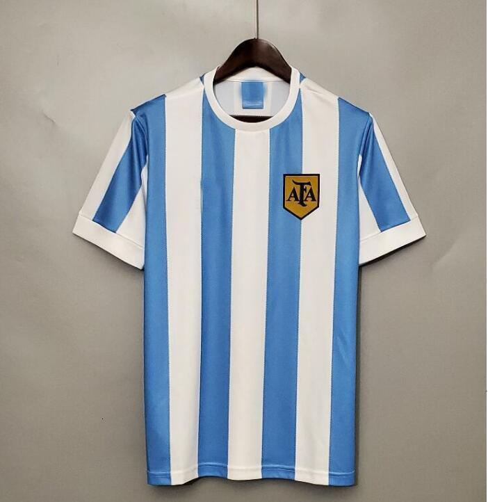 1978 1986 1998 Argentina Retro Soccer jersey Maradona 1996 2000 2001 2006 2010 Kempes Batistuta Riquelme HIGUAIN KUN AGUERO CANIGGIA AIMAR Football Sh