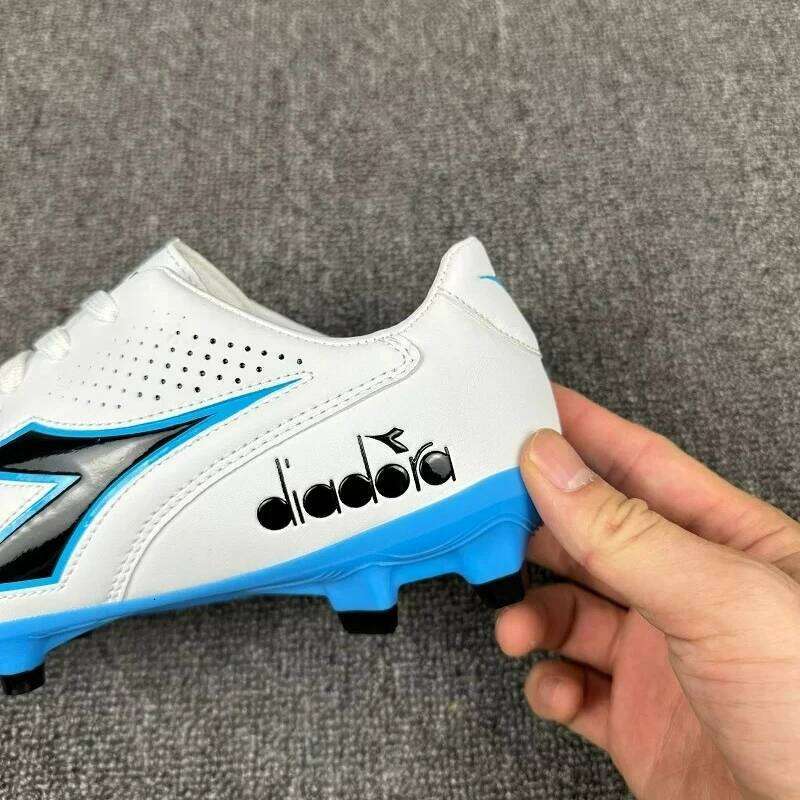 Professional For Men Black White Soccer Man Leather Turf Football Shoes Mens Outdoor Lawn Training Shoe 26Y0513 - view 7
