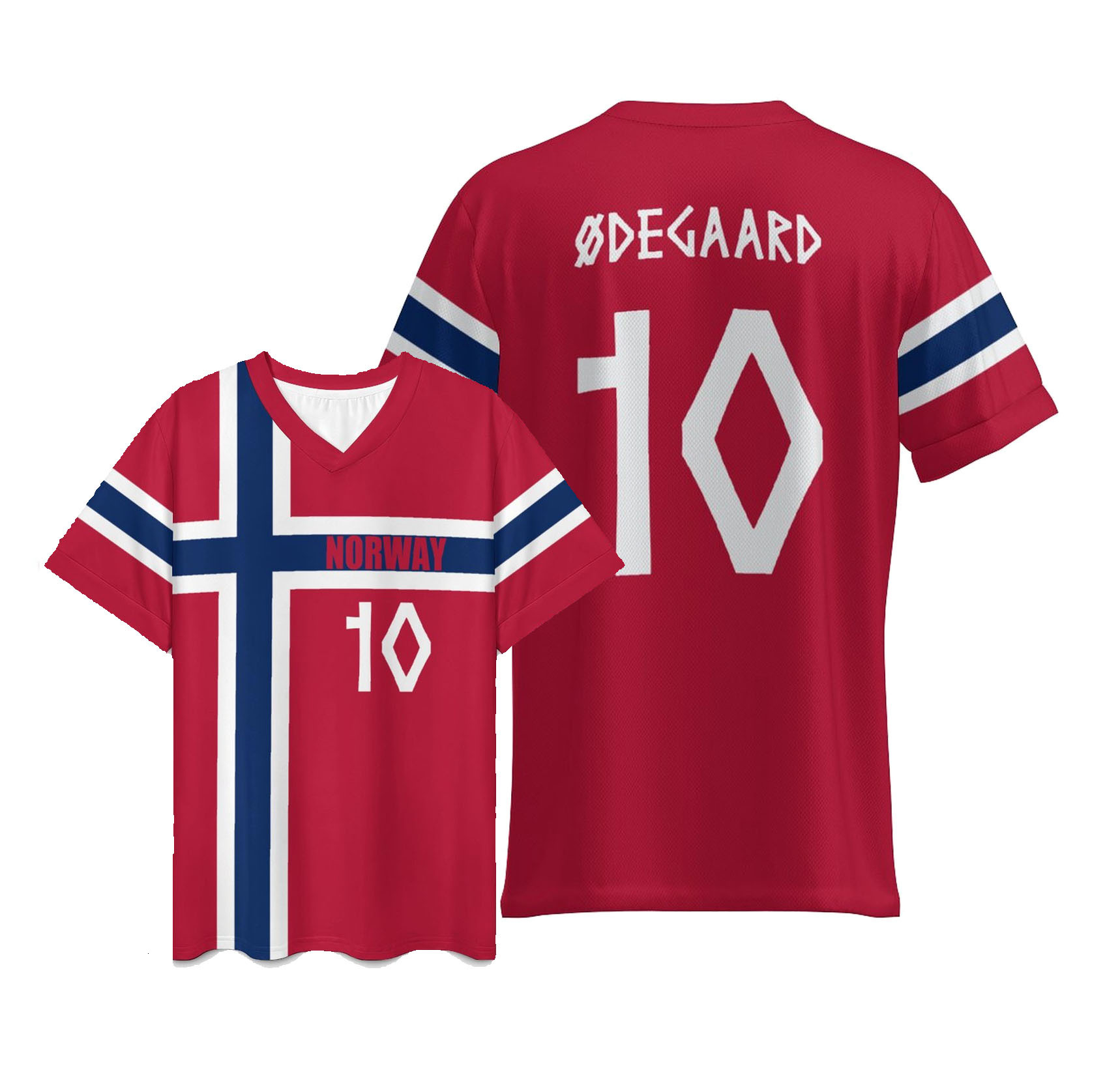 Norway Jersey Erling Haaland NO. 9 Martin Odegaard 10 World Cup 2026 T shirt Norwegian National Team Sports T-shirt Jerseys Flag Football Stars Man Wo