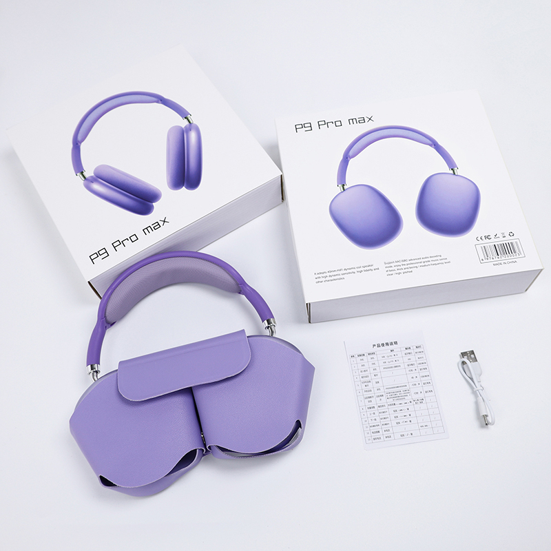Wireless Over-Ear Headphones Bluetooth 5.3 Headset with Soft Ear Cups Long Battery Life for Travel Office Gaming