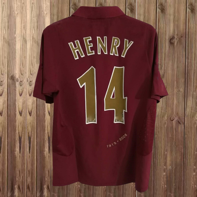 2002 2005 HENRY BERGKAMP Mens RETRO Soccer Jerseys 94 97 V. PERSIE VIEIRA MERSON ADAMS Home Away 3rd Football Shirt Short Long Sleeve Uniforms