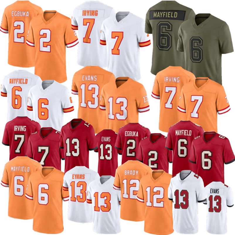 2026 TampaBay Baker Mayfield Emeka Egbuka BuccaneersS Jersey Bucky Irving Brady Godwin Jr Buccaneersjersey Winfield Jr Vita Vea Alstott Barber Footbal