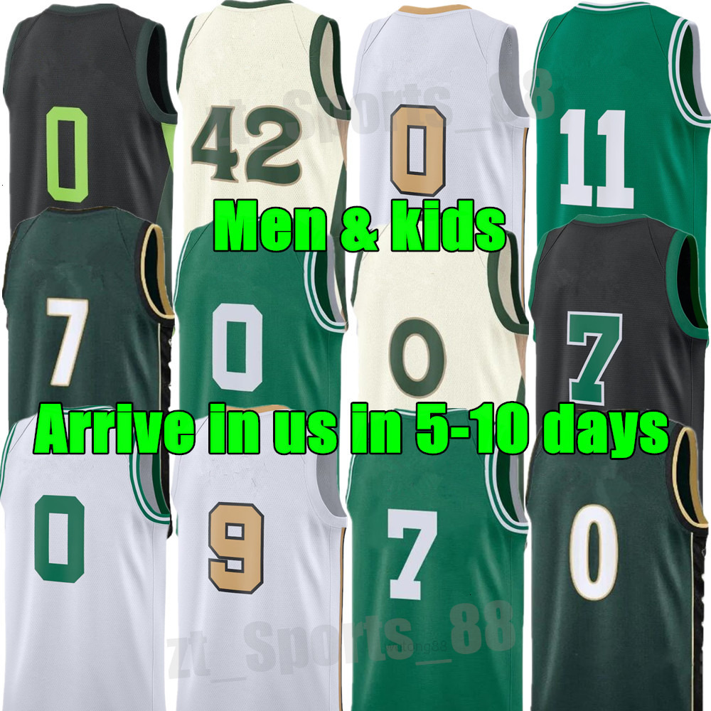Custom Men Basketball Jerseys Jayson Tatum Jaylen Brownn Jrue Holiday Derrick White Kristaps Porzingis Payton Pritchard Sam Hauser Larry Bird Queta Ci