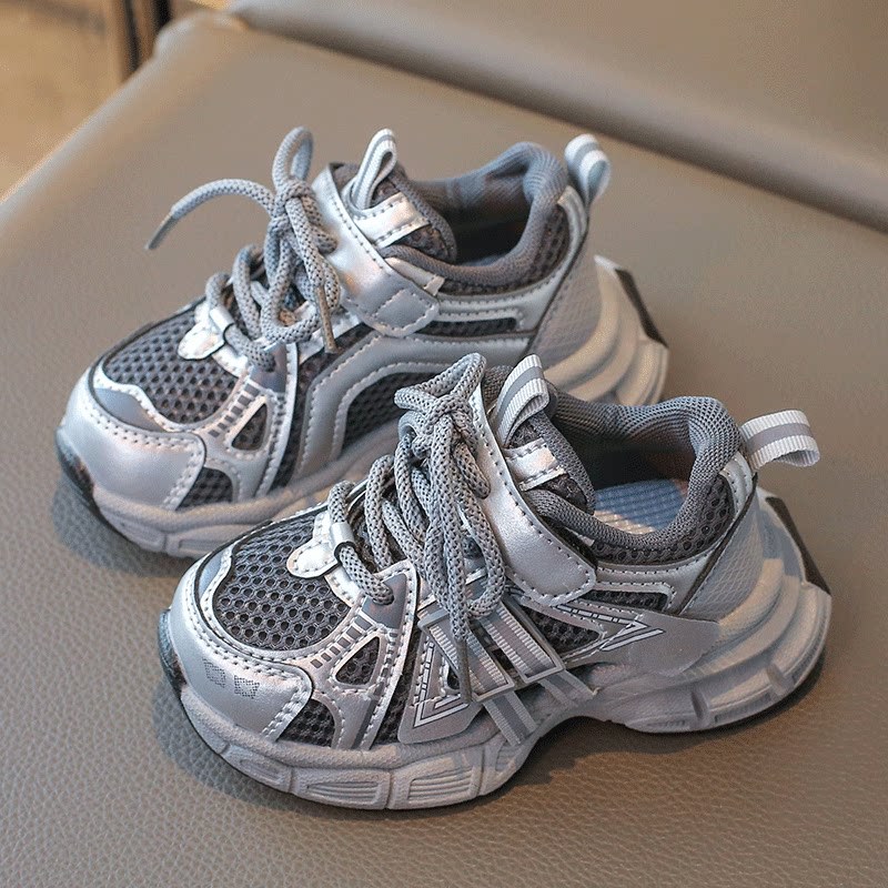 Kids Shoes Kid Chunky Sneakers for Boys Girls Thick Bottom Platform Youth Teens Students Trainers Children's Toddler Shoes Sizes 26 - 37 US9C-US5