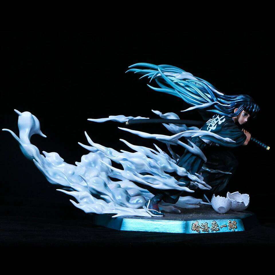 Demon Slayer Tokitou Muichirou PVC Action 19cm Anime Figure GK Statue Model Toys Collection Doll Kids Gift 26L0513