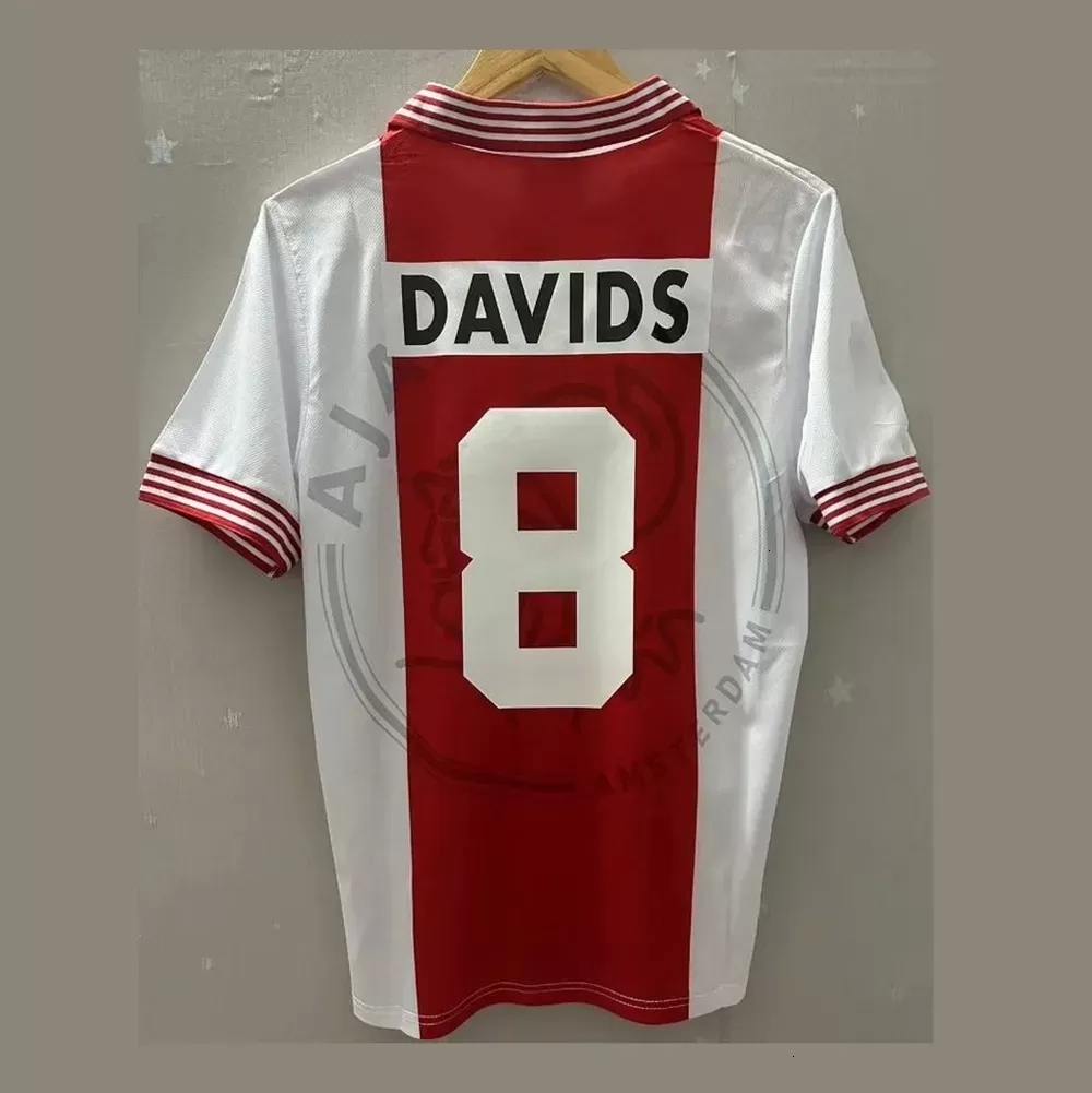 89 90 94 95 96 98 00 01 Retro Soccer Jerseys Home VAN DER VAART IBRANIMOVIC SEEDORF KLUIVERT BERGKAMP RIJKAARD DAVIDS BLIND LITMANEN classics Vintage 