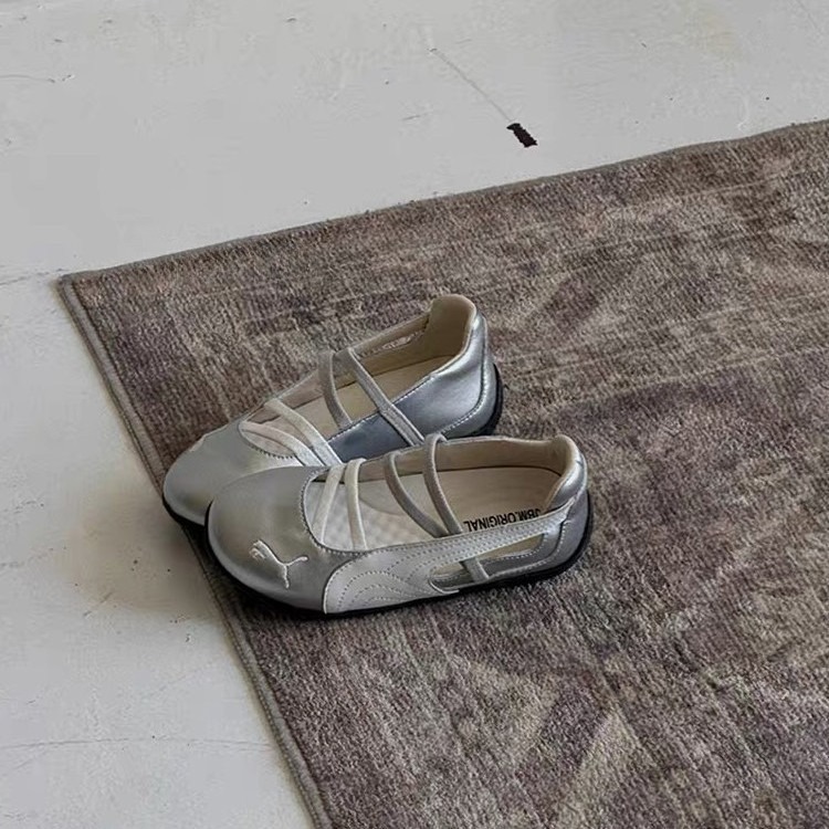 Luxury Kid's Shoes 2026 New Spring Summer Girls Ballet Flats, Slip On Flat Mary Jane Shoes with Hollow Out, Breathable Low Cut Casual Kids Shoes 