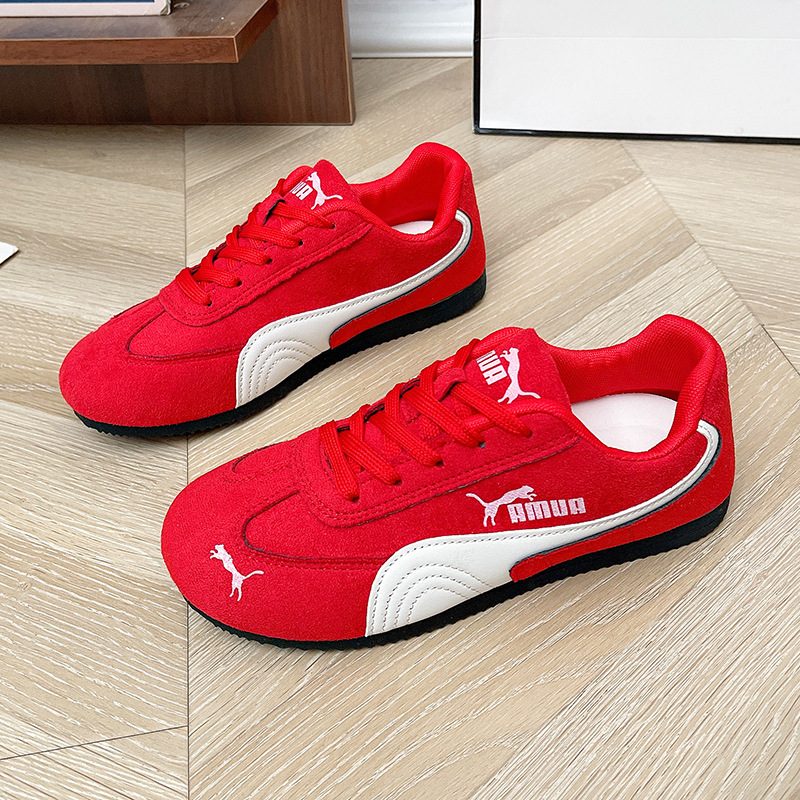 free shipping designer shoes 2026 New Women's Flat Retro Running Shoes, Versatile German Trainer Sneakers, Casual Sports Skate Shoes