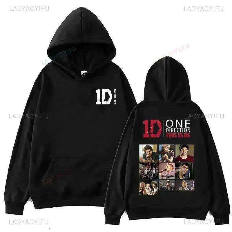One Directions Band Hoodies Grunge Long-sleeved Punk Sweatshirt Vintage Autumn/Winter Clothing Hip Hop Sudaderas Music Pullover 26L0513
