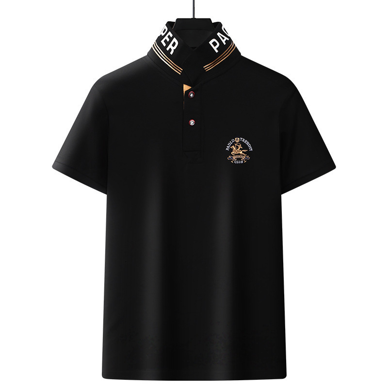 Luxury Sport Fashion High Quality Designer Shirt Turn Down Collar Mesh POLO Shirt Quick Dry Tennis Short Sleeve Top Stand Up Collar Unisex New Arrival