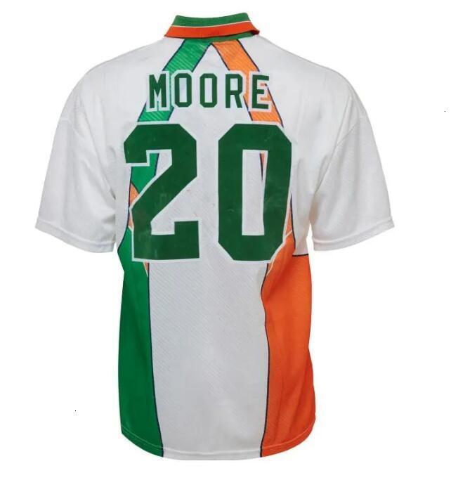 NEWIreland soccer2002 1994 KEANE retro soccer jerseys 1990 1992 1996 1997 02 03 IreLAnDs Away classic vintage Irish McGRATH Duff STAUNTON HOUGHTON McA