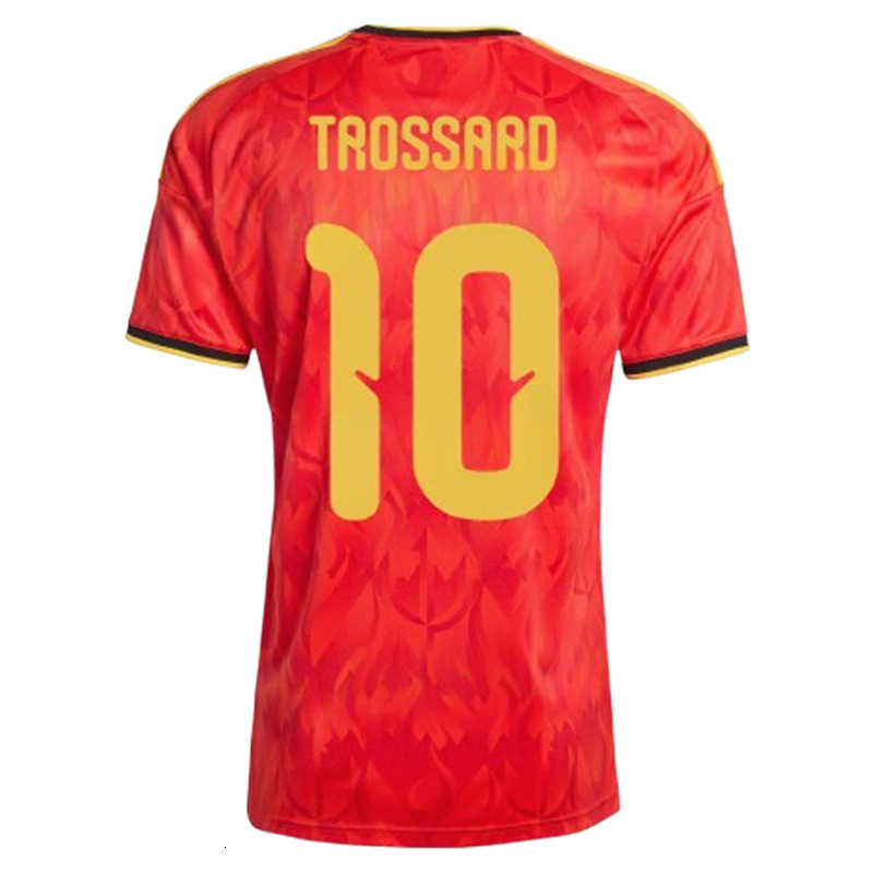 26 27 Belgium World Cup Soccer Jerseys DE BRUYNE TIELEMANS DE CUYPER Football Shirts DOKU TROSSARD National Football Team OPENDA football kits FOFANA 