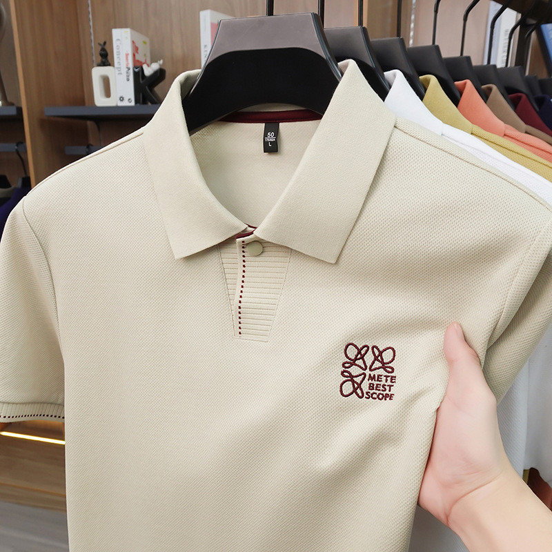 Free shipping luxury Men's Polos Fashionable and casual men's polo shirt comfortable for daily work in the workplace