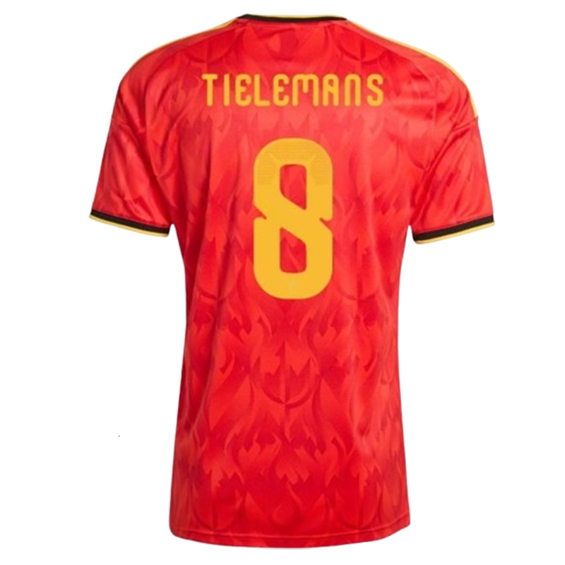 26 27 Belgium World Cup Soccer Jerseys DE BRUYNE TIELEMANS DE CUYPER Football Shirts DOKU TROSSARD National Football Team OPENDA football kits FOFANA 