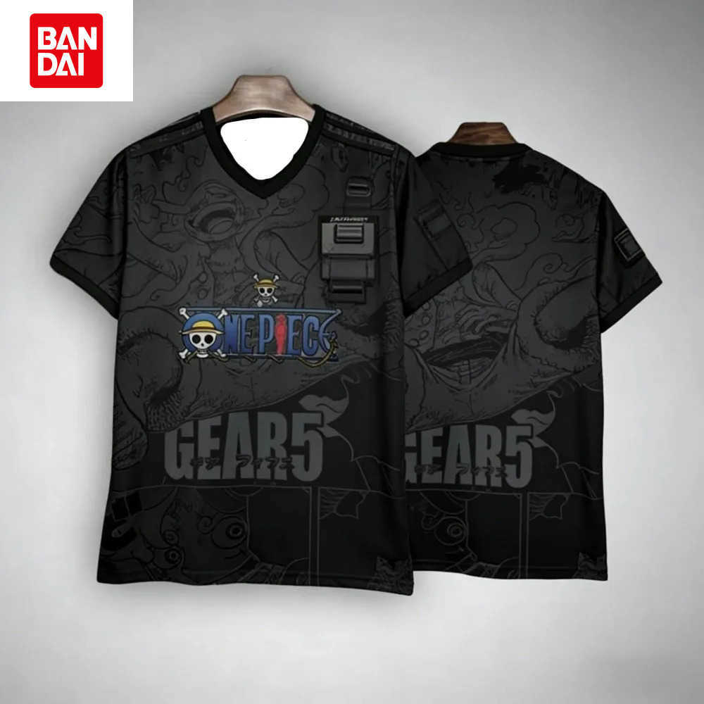 One Piece Luffy Japanese Football Jersey Mens Summer Quick-Drying T-shirt Outdoor Sports Casual Top Short-sleeved L2605139BM3
