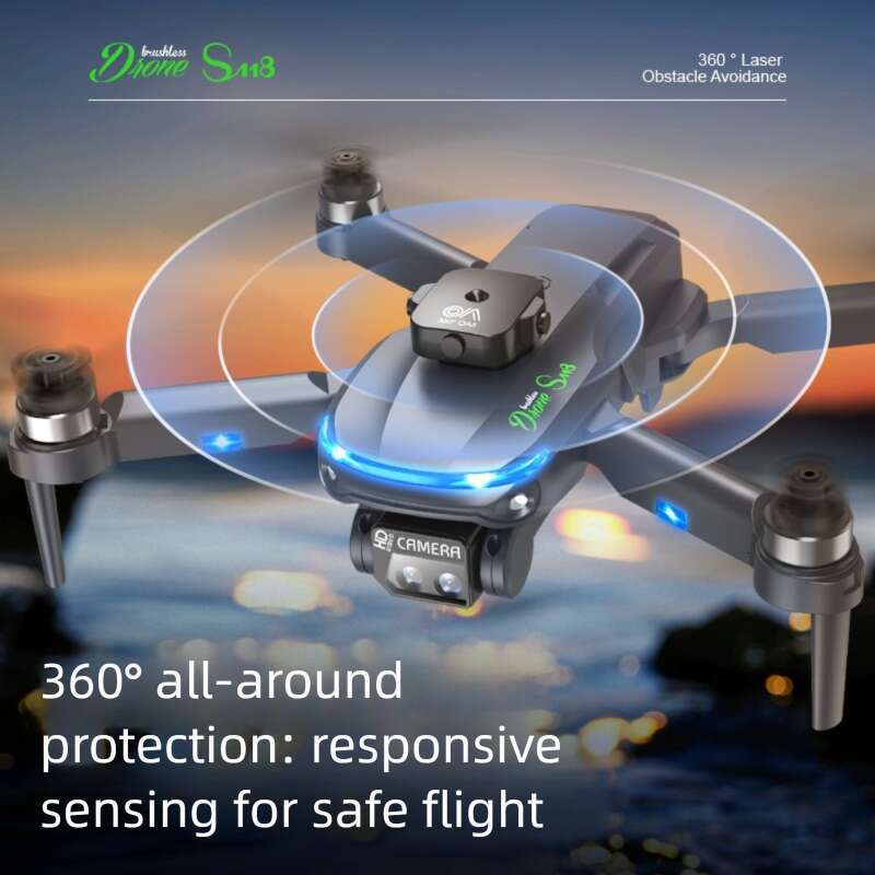 Foldable S Brushless Quadcopter HD Aerial Photography Drone Optical Flow Obstacle Avoidance Long Endurance RC Aircraft Portable Outdoor Shooting Toy C