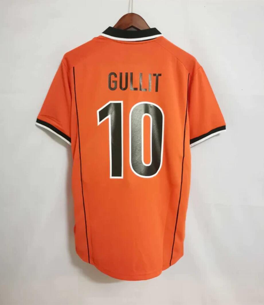 1988 Retro Soccer Jerey Van Baten 1997 1998 1994 BERGKAMP 96 97 98 Gullit Rijkaard DAVIDS football hirt kid kit Seedorf Kluivert CRUYFF Sneijder