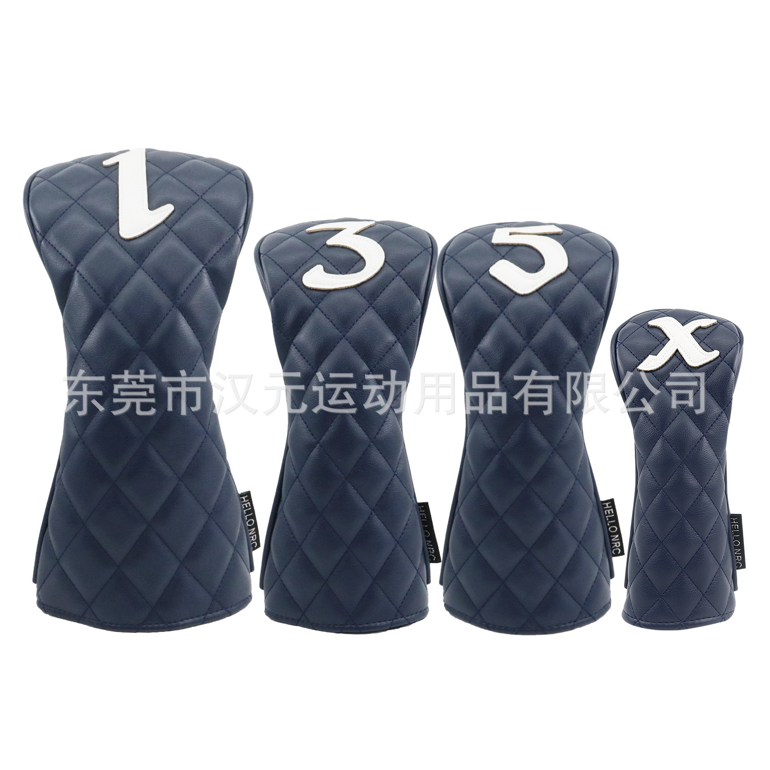 Golf Club Head Covers for Woods Driver Fairway Hybrid with Interchangeable Number Tag 1 3 5 Premium Leather Headcovers 3 Pack 250410