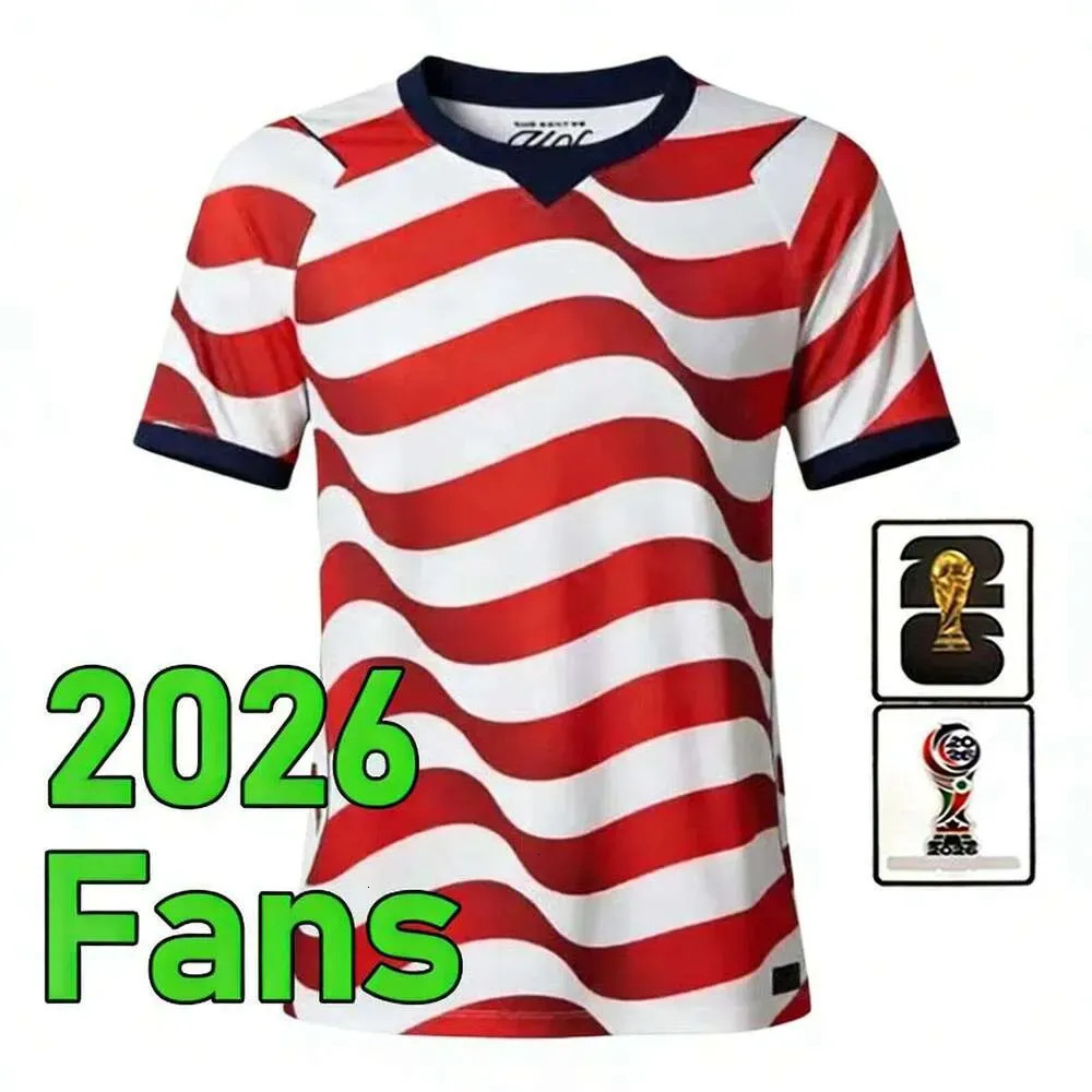USAS 2026 World Cup Soccer Jersey PULISIC BALOGUN AARONSON WRIGHT LALAS 26 27 America Football Shirts United States Camisetas 1994 2014 Dempsey USMNT 