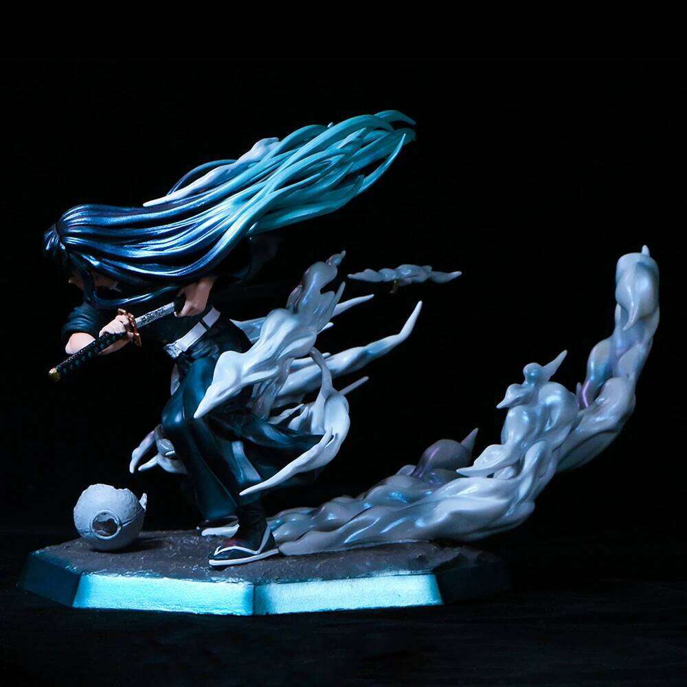 Demon Slayer Tokitou Muichirou PVC Action 19cm Anime Figure GK Statue Model Toys Collection Doll Kids Gift 26L0513