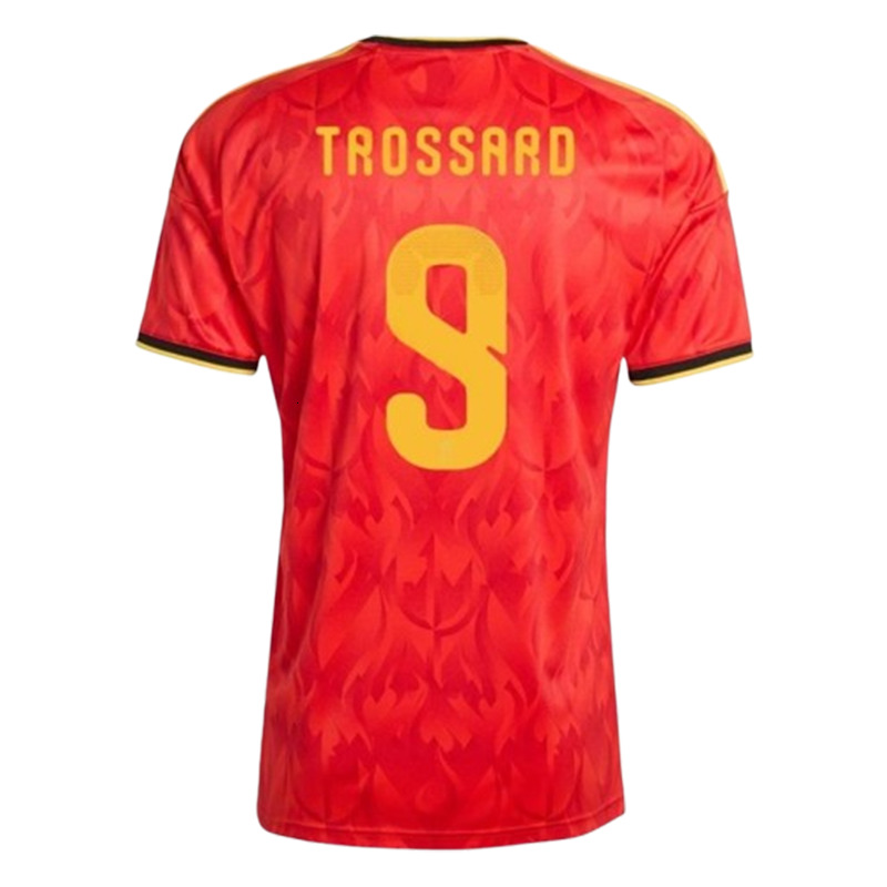 26 27 Belgium World Cup Soccer Jerseys DE BRUYNE TIELEMANS DE CUYPER Football Shirts DOKU TROSSARD National Football Team OPENDA football kits FOFANA 