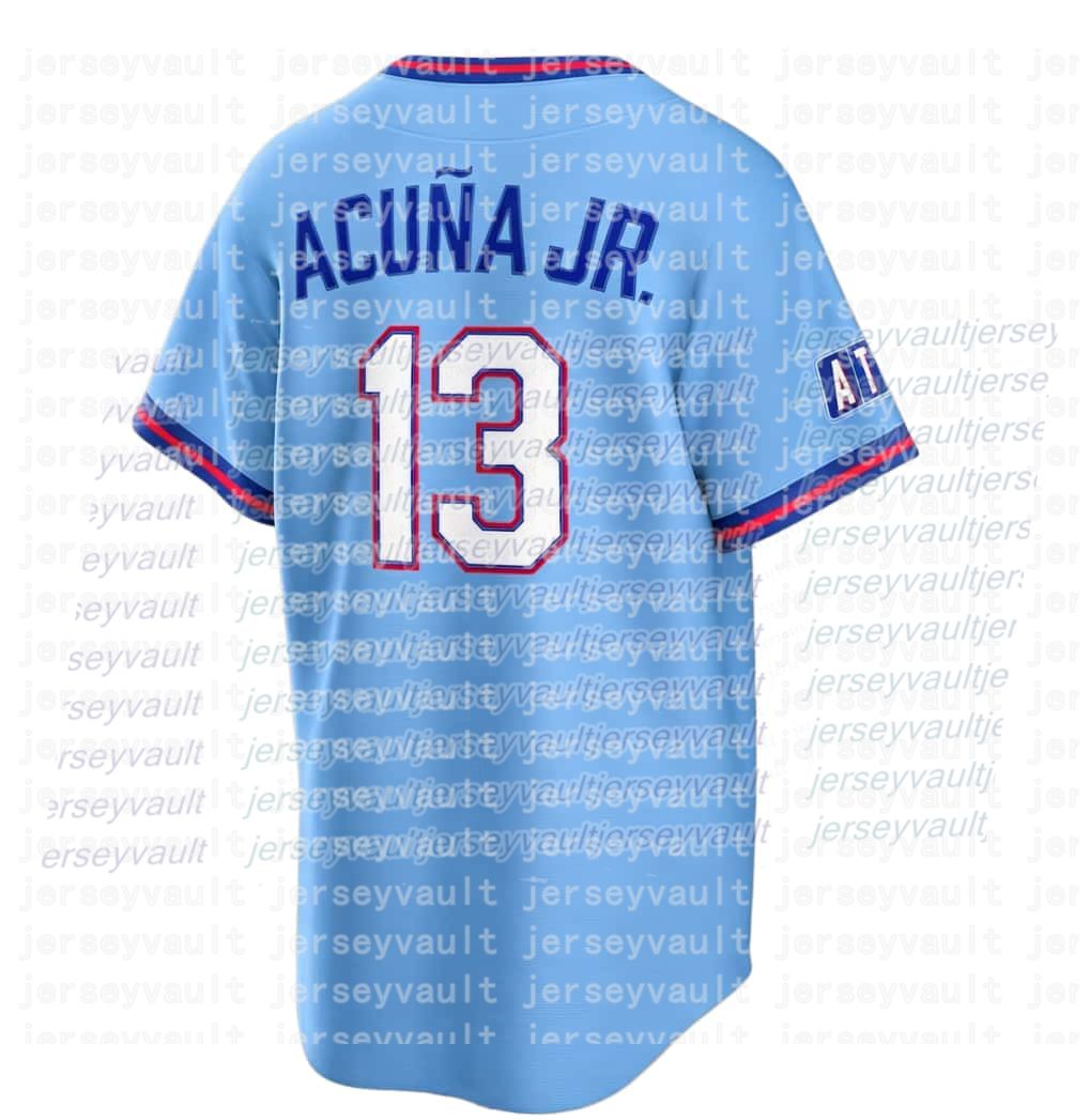 Brave 13 Ronald Acuna Jr. 2026 new Baseball Jersey Baldwin Albies Olson Riley Harris II Suarez Sale Murphy Hank Aaron Yastrzemski Strider Jones Custom