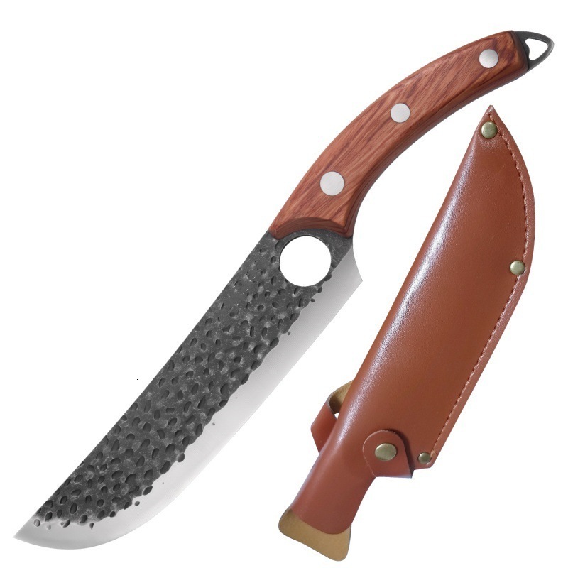 Professional Kitchen Forged Knife BBQ Cooking Chef Knives Wooden Handle Meat Cleaver Fruit Cutter Boning Knife Kitchen Supplies 251218