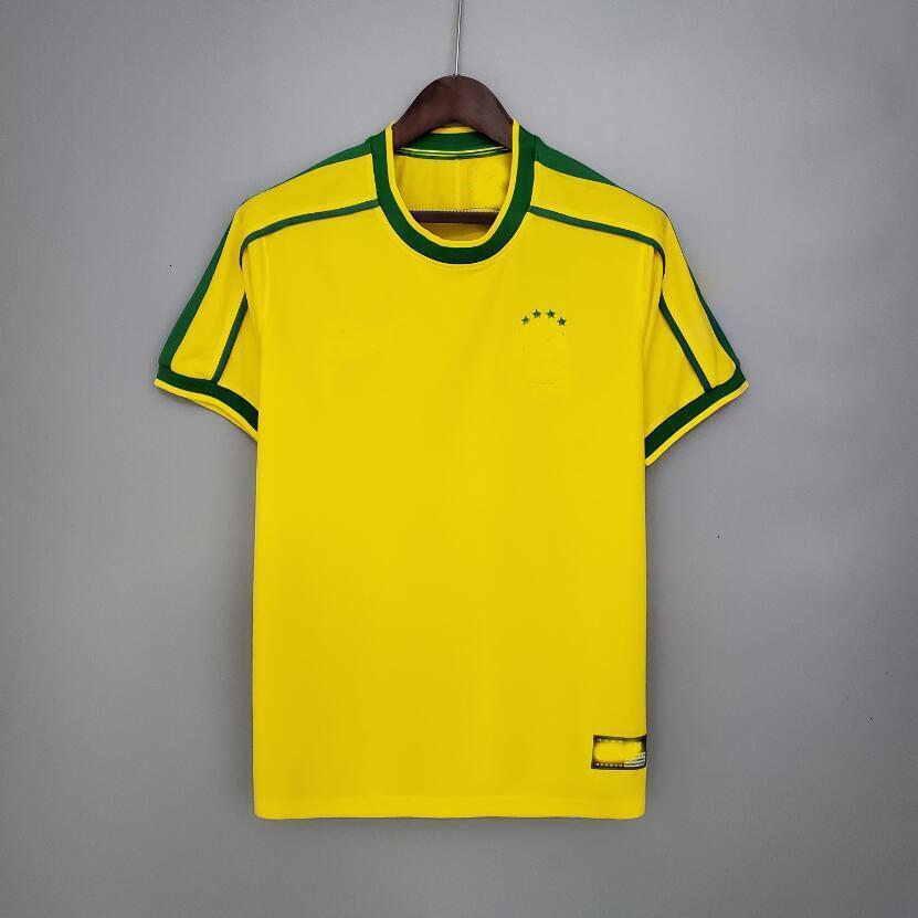 1998 Brasil Soccer Jerseys 2002 Retro Shirts Carlos Romario Ronaldo Ronaldinho 2004 Camisa De Futebol 1994 Brazils 2006 1982 RIVALDO ADRIANO