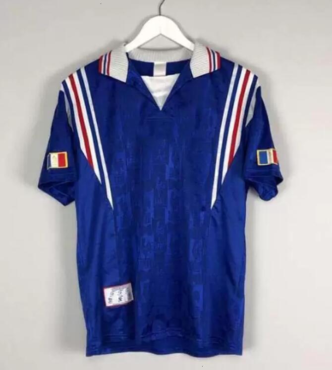 1998 home retro soccer jerss 1982 84 86 88 90 96 98 00 02 04 06 ZIDANE HENRY MAILLOT DE FOOT football shirt REZEGUET DESAILLY french club Classic Vint