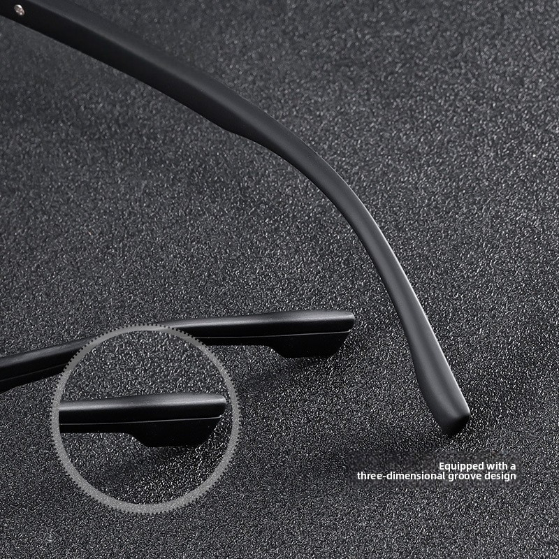 2026 Designer Fashion Trend Street Photography Sunglasses Luxury Brand New Large Frame men's Exquisite Flash Sunglasses Sports Cycling Outdoor Gl - view 5