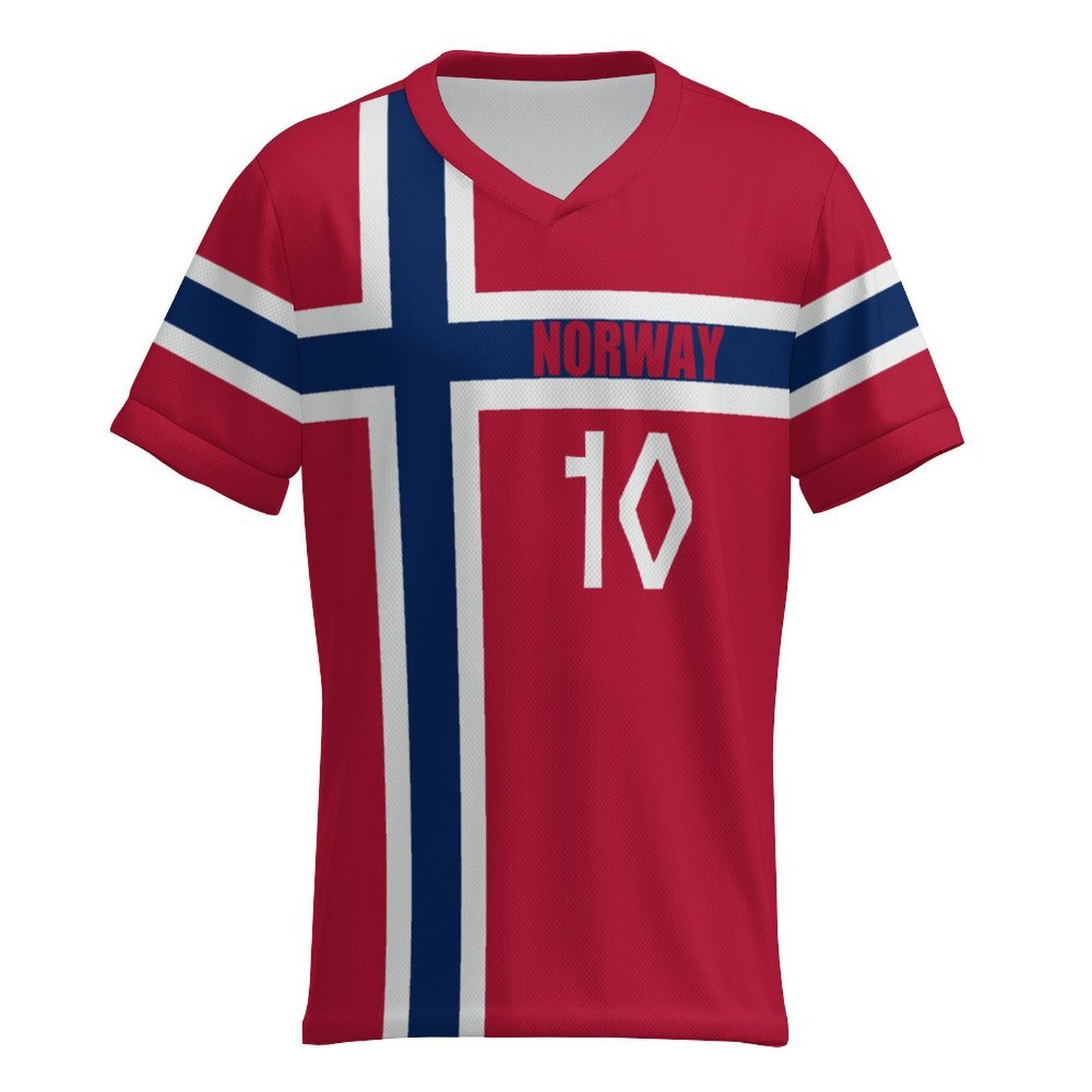 Norway Jersey Erling Haaland NO. 9 Martin Odegaard 10 World Cup 2026 T shirt Norwegian National Team Sports T-shirt Jerseys Flag Football Stars Man Wo