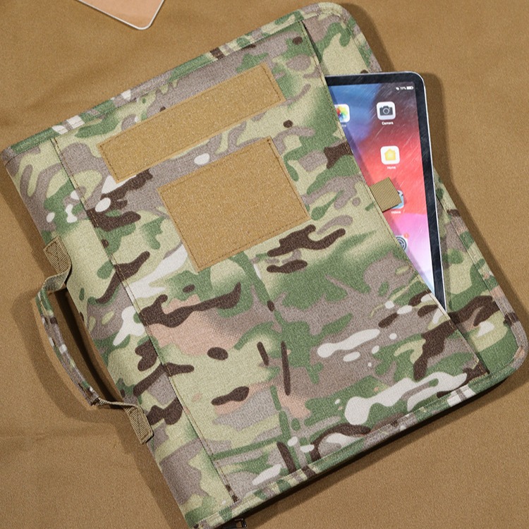Outdoor Padfolio Ring Binder with Sheets of Loose-Leaf Paper Memorandum A4 Weatherproof Tactical Notebook Accessories - view 4