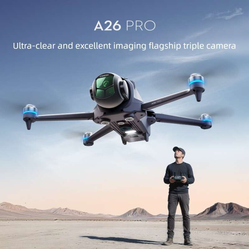 A PRO Brushless GPS HD Aerial Photography Drone Professional Quadcopter Obstacle Avoidance Outdoor Long Endurance RC Aircraft Toy CKS
