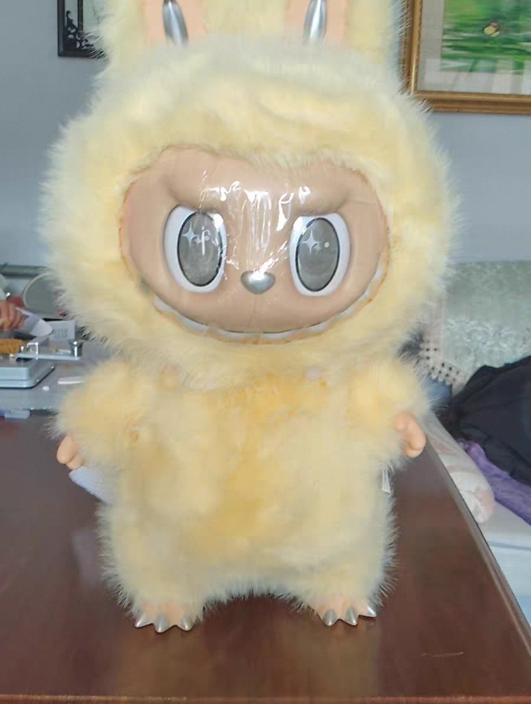 58cm Labubu Zimomo THE MONSTERS I FOUND YOU ANGEL IN CLOUDS Series Vinyl Figurine Cute Toy Figurines of Kids Cute Cartoon Decor Collectible Toys Surpr