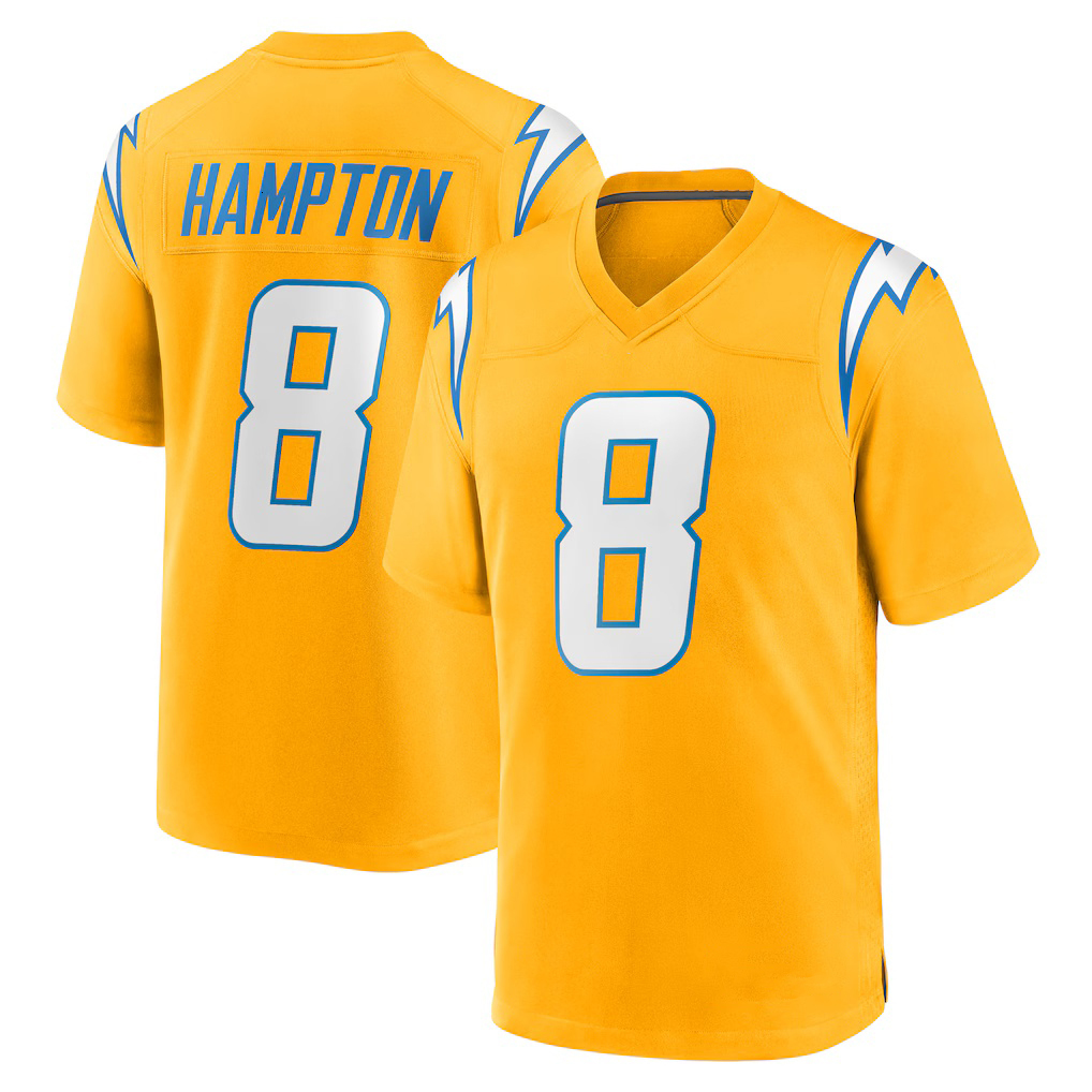 Los AngelesCity ChargersS jersey 10 Justin Herbert Hampton Ladd McConkey Harris Lance Johnston Allen Vidal James Jr Mack Dicker Alt Tomlinson Seau Foo