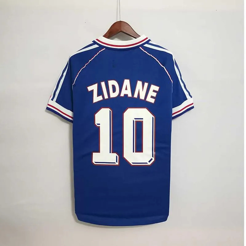 1998 france retro soccer jerseys 1982 84 86 88 90 96 98 ZIDANE HENRY MAILLOT DE FOOT REZEGUET DESAILLY french club Classic Vintage Jersey Need any sty