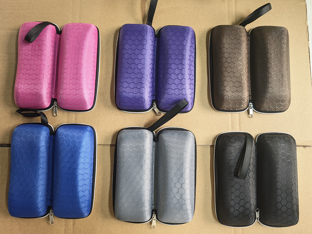 Rectangle Sunglasses Case Portable Zipper Storage Box Crush Resistance Small Hard Eye Glasses Eyewear Protector Boxes 6 Colors
