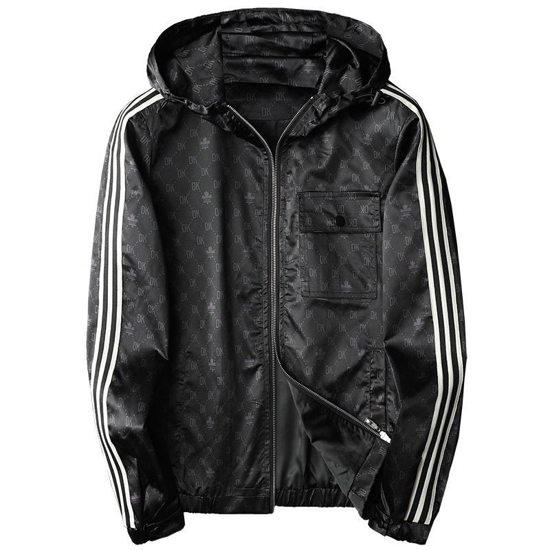 European style fashionable hooded casual jacket, 2025 spring-summer new men's clothing