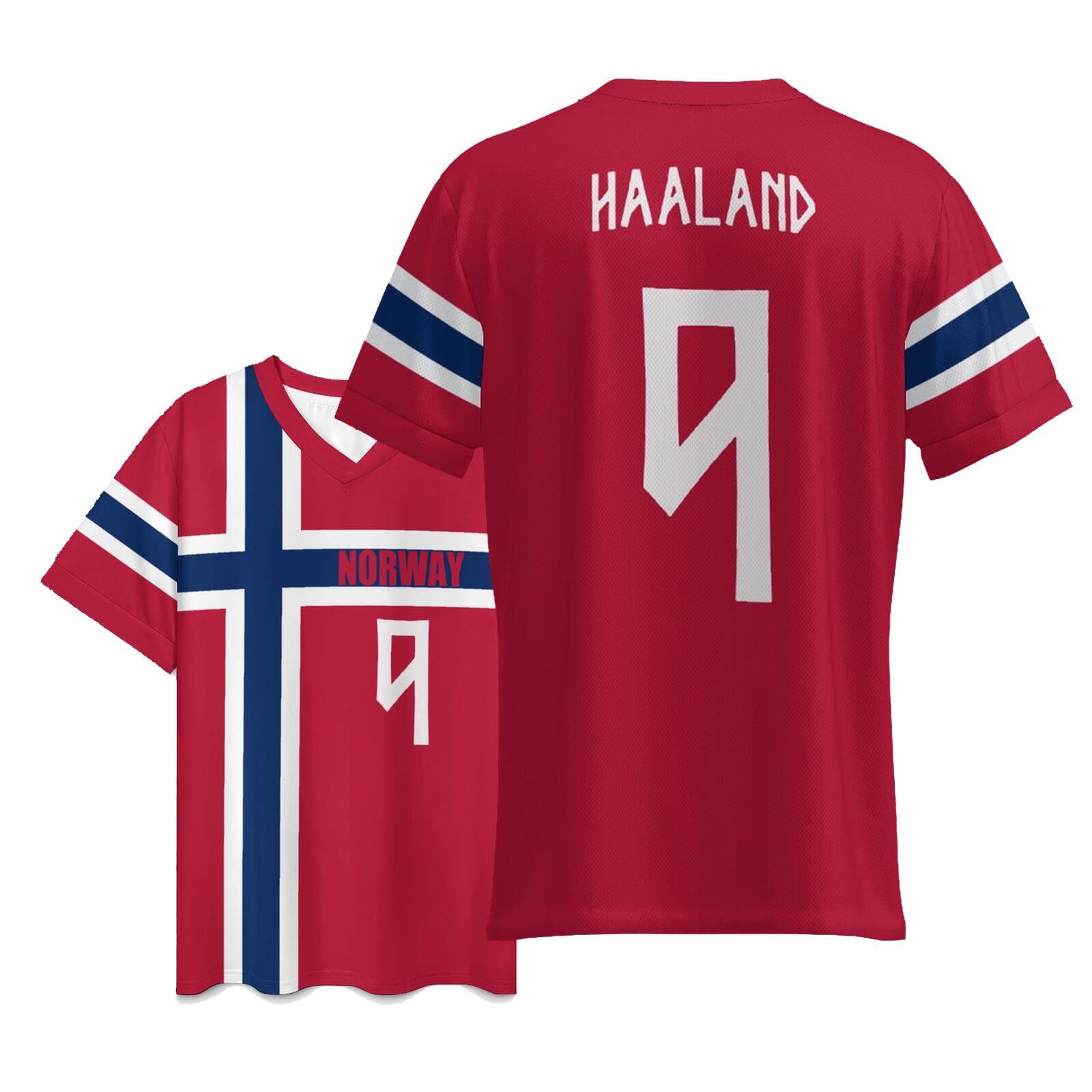 Norway Jersey Erling Haaland NO. 9 Martin Odegaard 10 World Cup 2026 T shirt Norwegian National Team Sports T-shirt Jerseys Flag Football Stars Man Wo