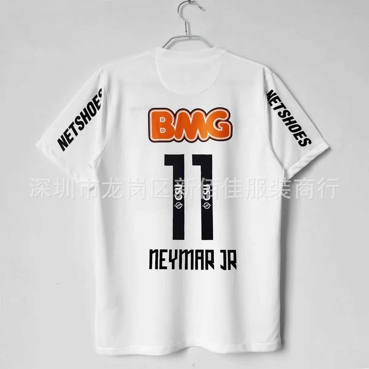 11-12 Santos jersey home and away two away number 11 Neymar short sleeved commemorative jersey