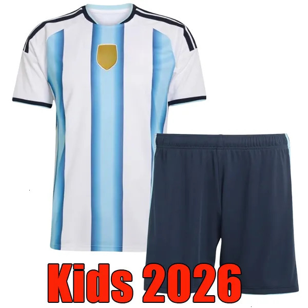 2026 World Cup Argentina messis Fans player version 3 stars soccer Jerseys 50th anniversary football shirt Mens Kids kit sets