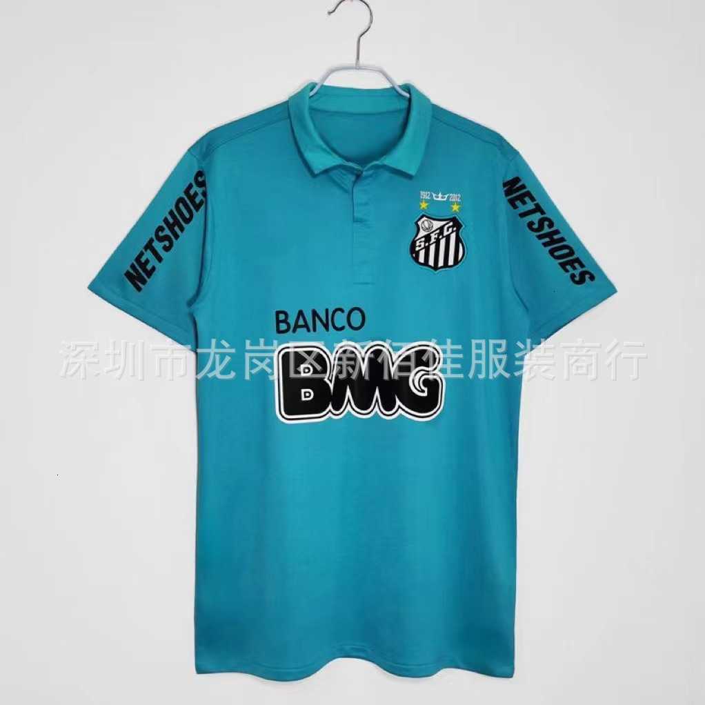 11-12 Santos jersey home and away two away number 11 Neymar short sleeved commemorative jersey