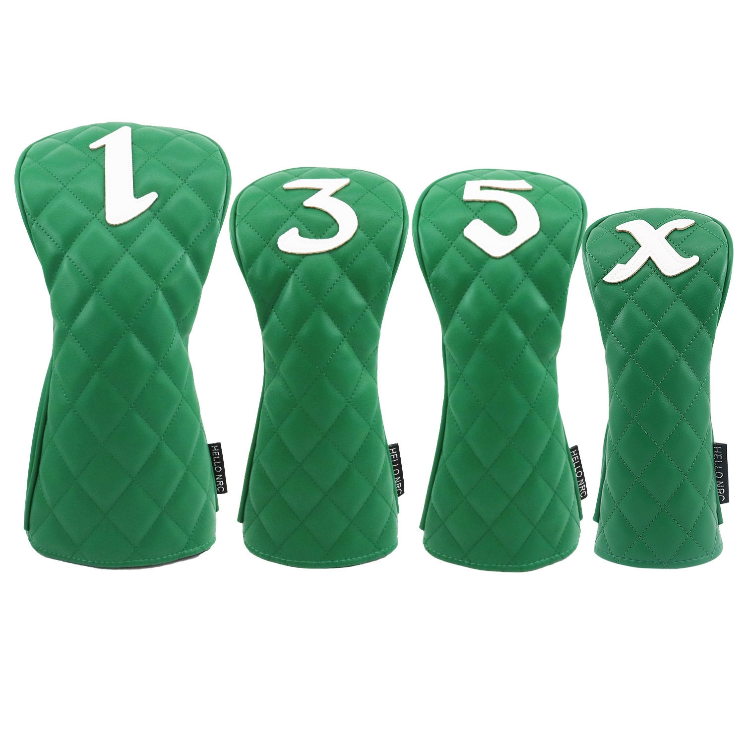 Golf Club Head Covers for Woods Driver Fairway Hybrid with Interchangeable Number Tag 1 3 5 Premium Leather Headcovers 3 Pack 250410