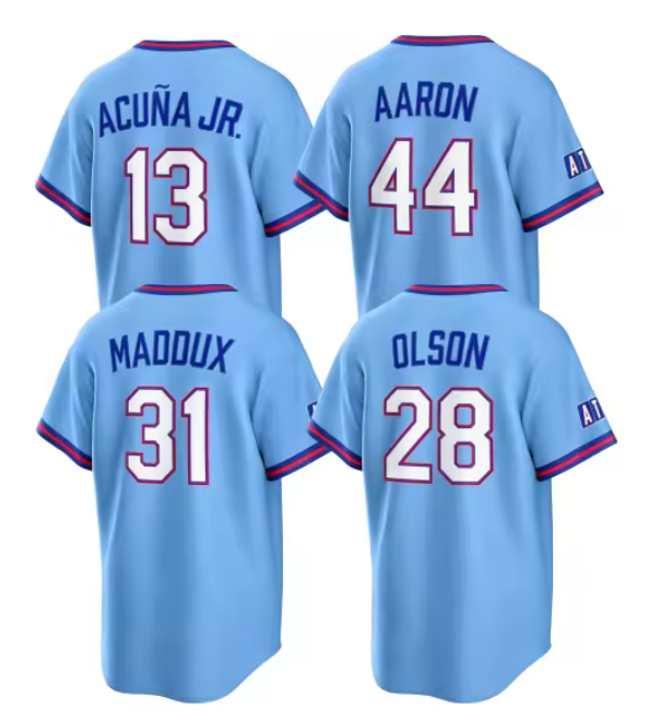 Buyers Picks 13 Acuna Jr. 2026 City Connect Baseball Jersey Harris II Profar Olson Kim Custom Baseball Jerseys Mens Womens Youth Stitched All