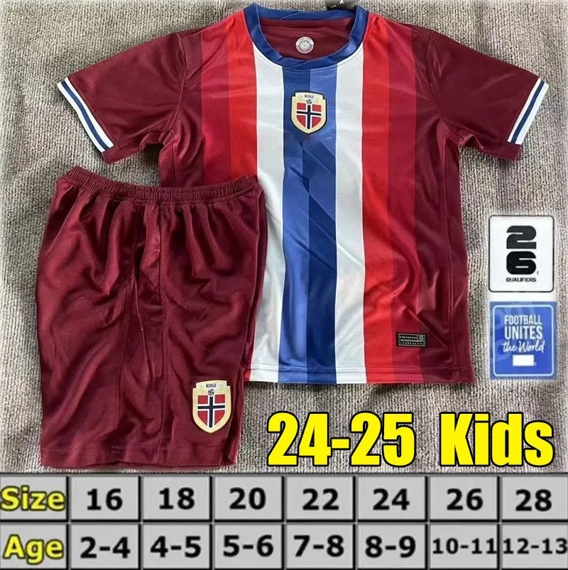 norway jersey 2026 World Cup HAALAND Soccer Jerseys DONNUM RYERSON WOLFE AJER 26 27 Noruega SORLOTH NUSA AASGAARD HORN MYHRE BOBB home Football Shirt 