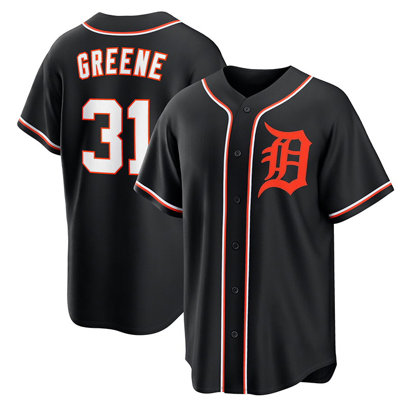 DetroitS Tigers Jersey Tarik Skubal Riley Greene Wenceel Perez Javier Baez Alan Trammell Verlander Tiger TigersJersey Kevin McGonigle Tigerss Baseball