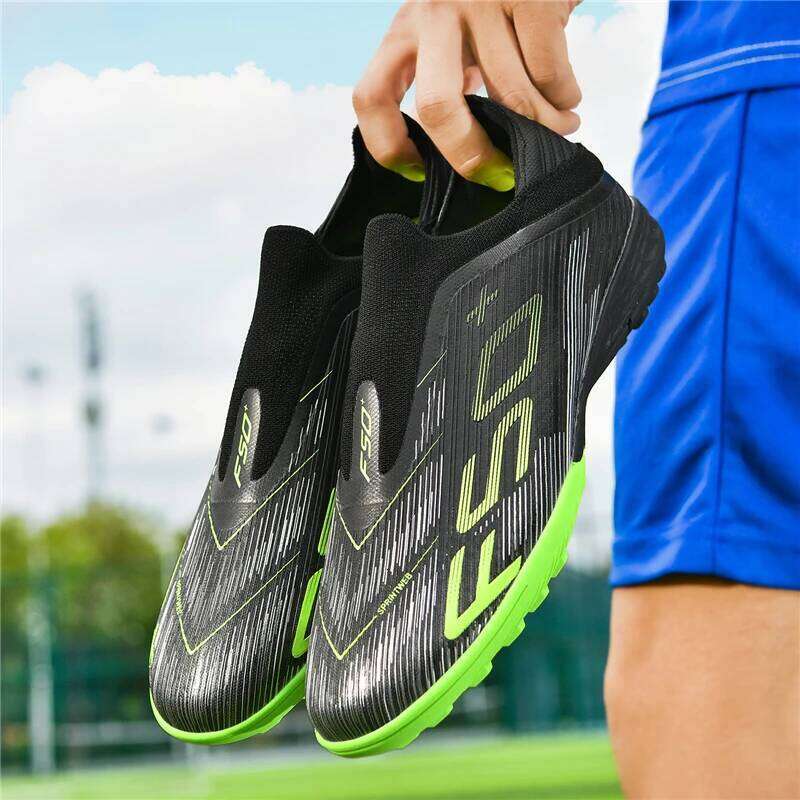 New Men Soccer Shoes Grass Cleats Futsal Comfortable Turf Football Boots Sports Ultralight Fg Non Slip Indoor Adult Non-Slip 26Y0513