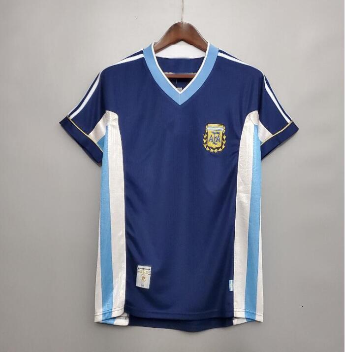 1978 1986 1998 Argentina Retro Soccer jersey Maradona 1996 2000 2001 2006 2010 Kempes Batistuta Riquelme HIGUAIN KUN AGUERO CANIGGIA AIMAR Football Sh